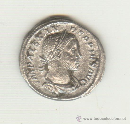 Monedas Imperio romano: BONITO DENARIO DE ALEJANDRO SEVERO (222-235 D.C.) - Foto 1