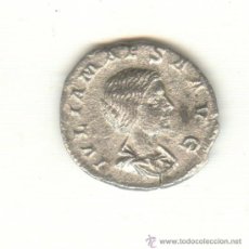 Monedas Imperio Romano: BONITO DENARIO DE JULIA MAESA ABUELA DE HELIOGABALO