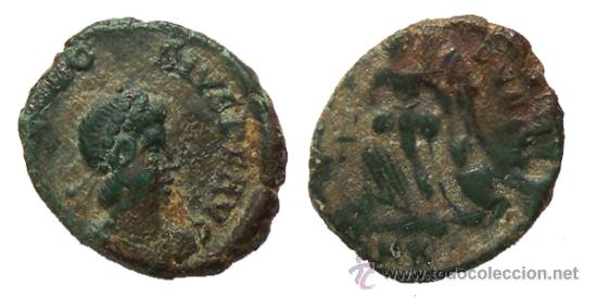 Monete Impero Romano: *** MUY BONITA Y ESCASA FRAC. DE CENTENIONAL DE THEODOSIO 378-383 DC NIKOMEDIA -SMNK- ***