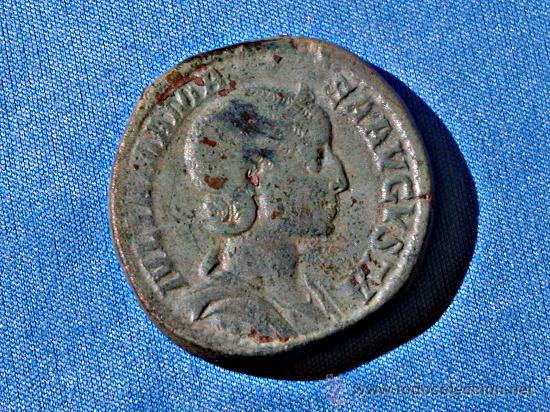 Monedas Imperio Romano: Sextercio de JULIA MAMEA a&ntilde;o 235 d.C