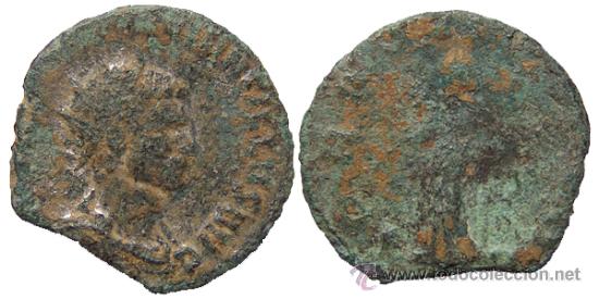 Monete Impero Romano: **MUY ESCASO ANTONINIANO DEL EMPERADOR QUINTILLO PLATEADO ORIGINAL. A&Ntilde;O:270D.C. 17 DIAS DE MANDATO**