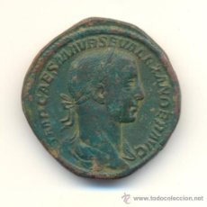 Monedas Imperio Romano: BONITO SESTERCIO DE ALEJANDRO SEVERO (222-235 D.C.) CON FICHA PROCEDENTE DE SUBASTA