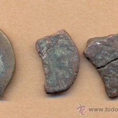 Monedas Imperio Romano: MONEDA 618 THREE COINS CURRENCY ROME ROMAN EMPIRE CUT THREE PIECES OF HISTORY TO SORT TRES MONEDA