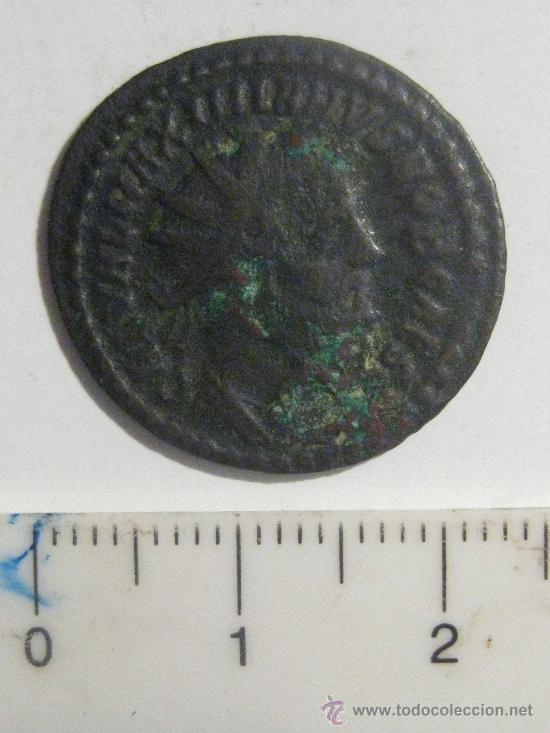 Monedas Imperio romano: MONEDA ROMANA DE COBRE -  NO S&Eacute; LA EPOCA - Foto 1