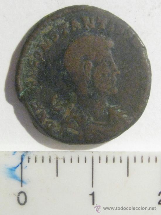 Monedas Imperio romano: MONEDA ROMANA DE COBRE -  NO S&Eacute; LA EPOCA - Foto 1