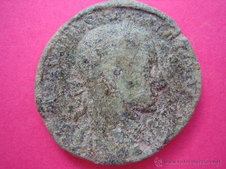 Monedas Imperio romano: Roman Coin. Sestercio de Alejandro Severo - Foto 1