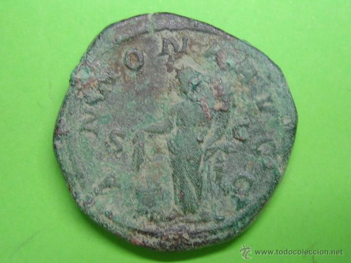 Monedas Imperio romano: ROMAN COIN. SESTERCIO de Maximvs Pio - Foto 2