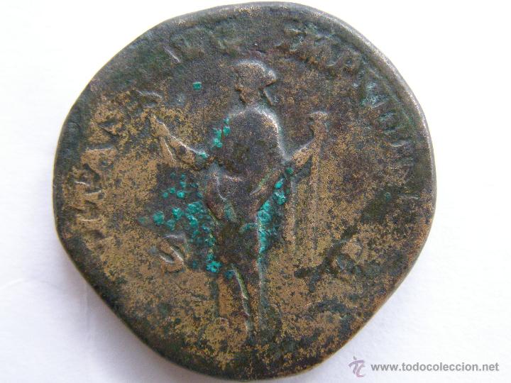 Monedas Imperio romano: MARCO AURELIO. BONITO SESTERCIO. - Foto 2