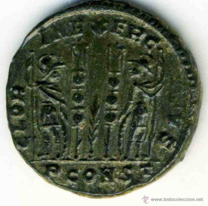 Monedas Imperio romano: Moneda romana. Constantinus II Iunior - Foto 2