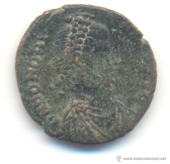 Monedas Imperio romano: 1- CENTENIONAL DE HONORIO (395-423 D.C.) - Foto 1