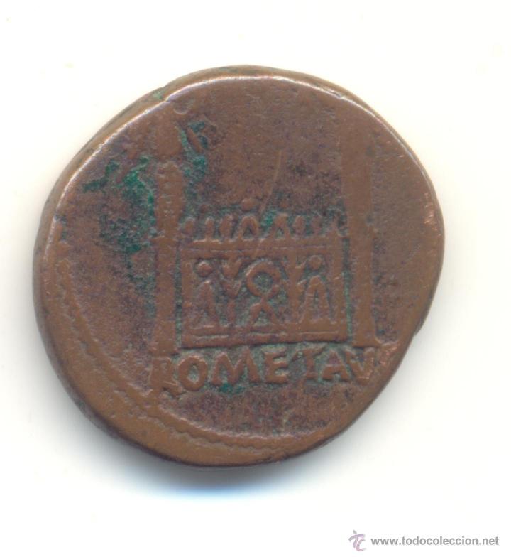 Monedas Imperio romano: RARO AS DE TIBERIO CECA DE LUGDUNUM - Foto 1