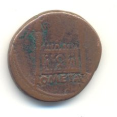 Monedas Imperio Romano: RARO AS DE TIBERIO CECA DE LUGDUNUM