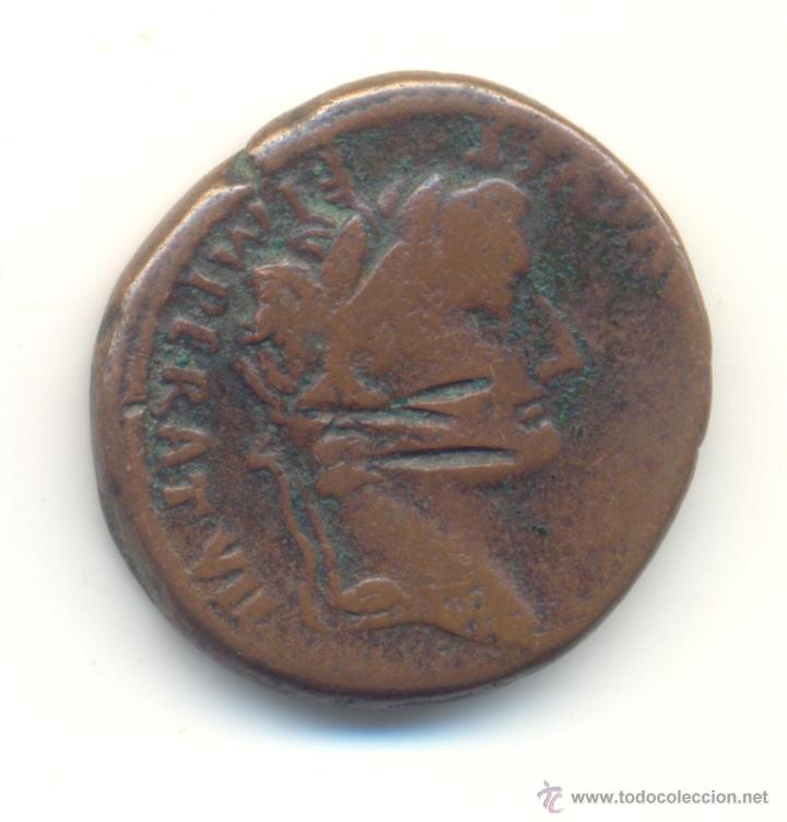 Monedas Imperio romano: RARO AS DE TIBERIO CECA DE LUGDUNUM - Foto 2