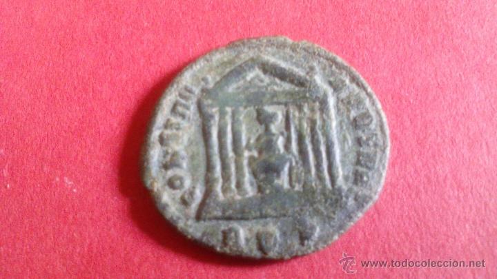 Monedas Imperio romano: FOLIS MAJENTIO, PATINA VERDE - Foto 2