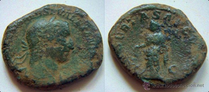 Monedas Imperio romano: Moneda romana de Alejandro Severo Sestercio - Foto 1