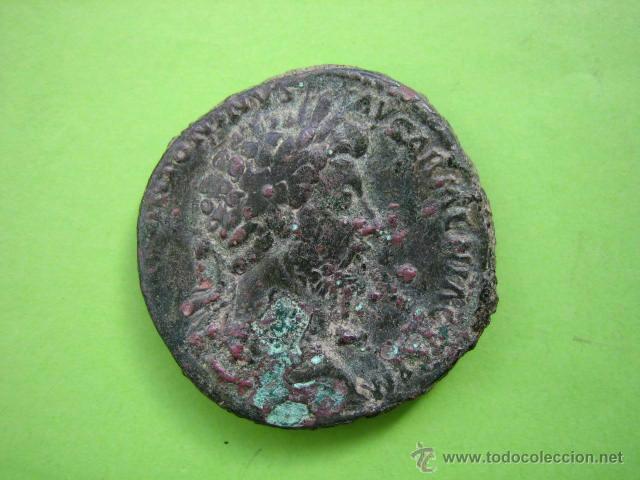 Monedas Imperio romano: SESTERCIO ROMANO DE Marco Aurelio - Foto 1