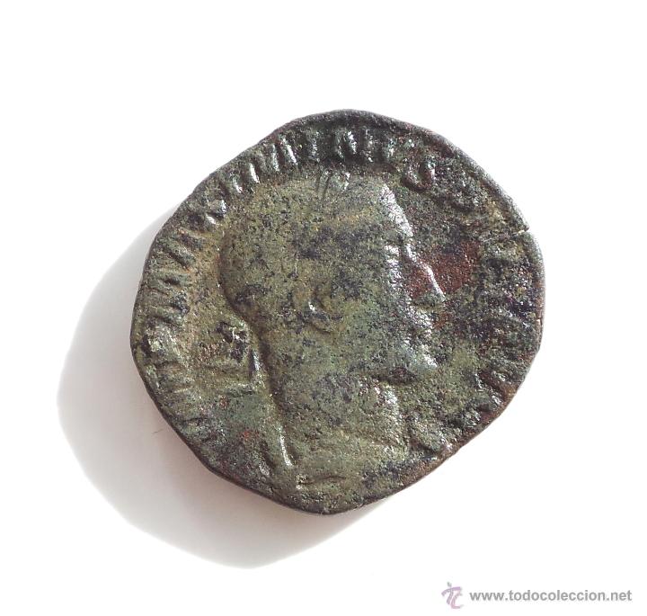 Monedas Imperio Romano: SEXTERCIO ROMANO MAXIMINO PIO - Foto 1 - 54376542