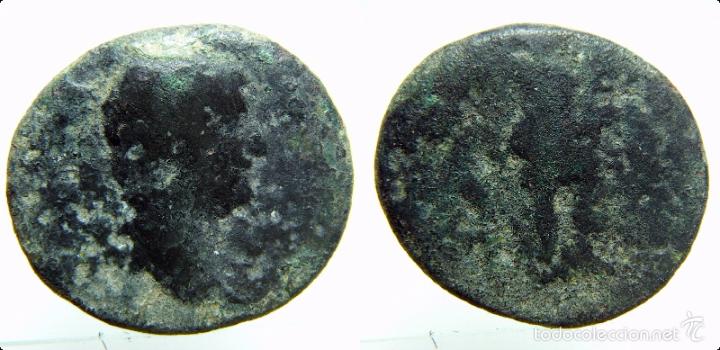 Monedas Imperio romano: Moneda romana As de Adriano - Foto 1