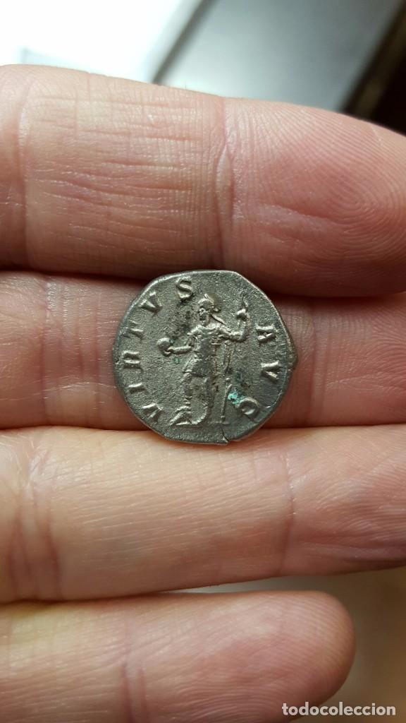 Monedas Imperio romano: FR- BONITO DENARIO DE ALEJANDRO SEVERO. REVERSO: VIRTUS - Foto 2