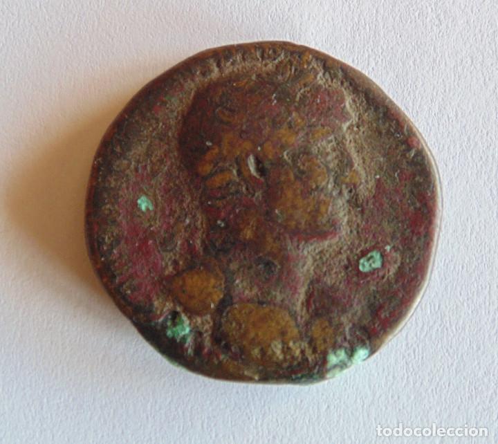 Monedas Imperio romano: Dupondius de Adriano - Foto 1