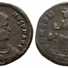 Monnaies Empire Romain: IMPERIO ROMANO! GRACIANO! FOLLIS ANTIOQUIA! CONCORDIA 3,69 G / 19 MM BRONCE! MBC+. Lote 108027799