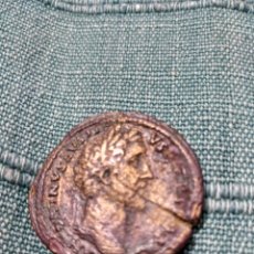 Monedas Imperio Romano: SESTERCIO DE ANTONINO PÍO BONITO BUSTO.