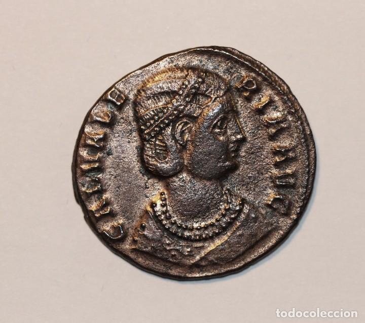 Monete Impero Romano: FOLLIS. GALERIA VALERIA. TESALONICA. VENUS VICTRIX.