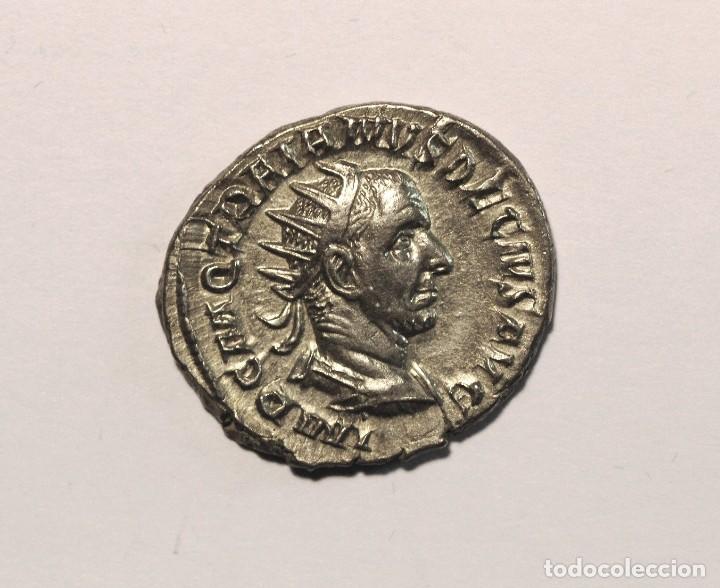 Monedas Imperio romano: DENARIO. TRAJANO DECIO. TRAJANUS DECIUS. - Foto 1