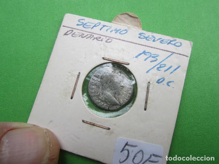 Monedas Imperio romano: denario de plata , septimo severo  193 - 211 D.C. - Foto 1