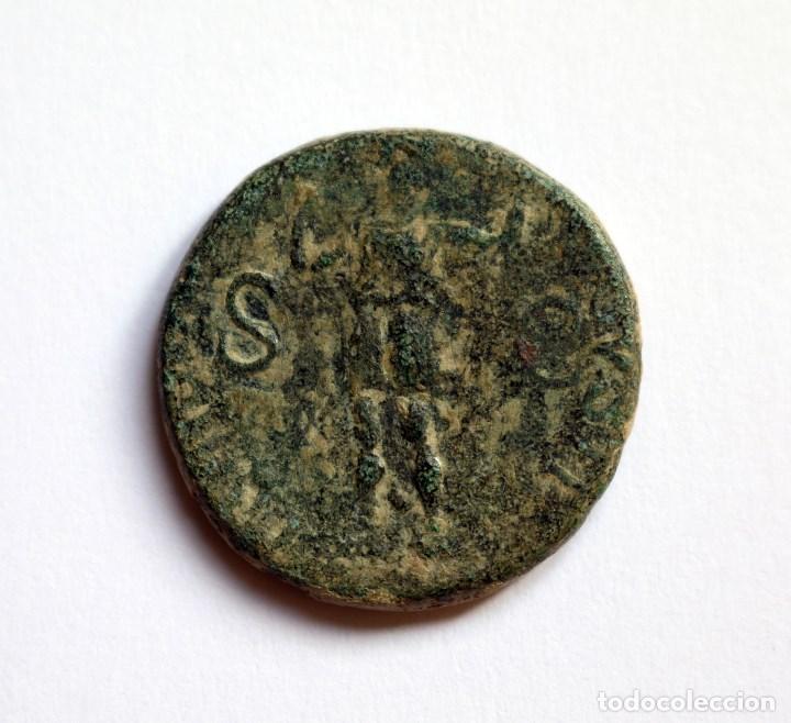 Monedas Imperio romano: AS CLAUDIO CONSTANTIAE 42 D.C. LUGDUNUM - Foto 2