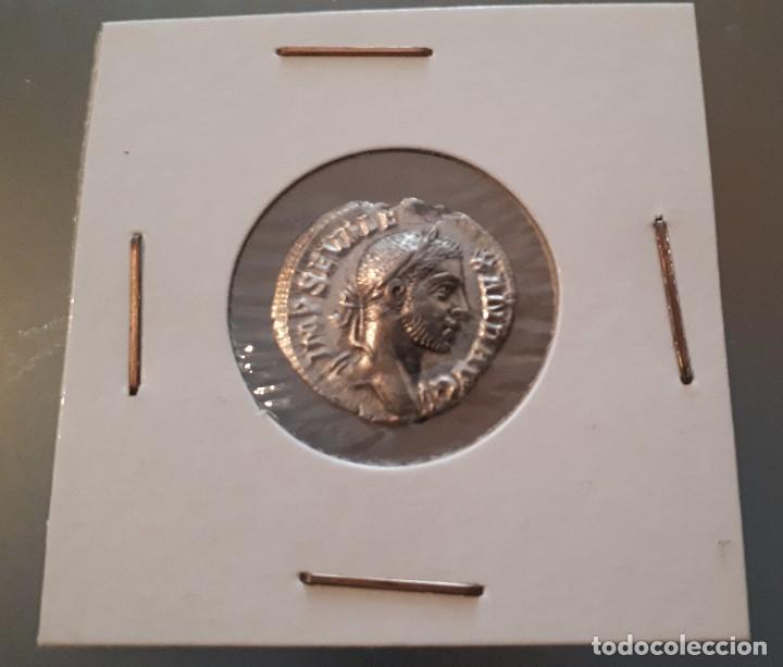 Monedas Imperio romano: Excelente denario de Alejandro Severo - Foto 1