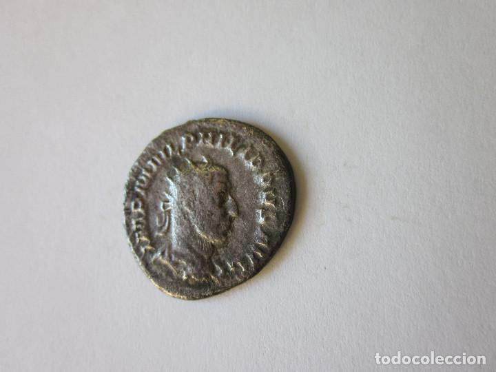 Monedas Imperio Romano: Antoniniano de Filipo I. Aequitas aug. Plata. - Foto 1 - 135377442