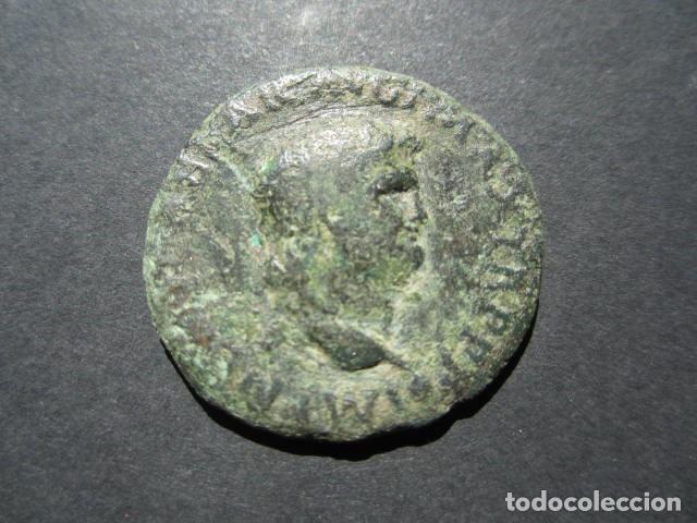Monedas Imperio romano: moneda de 1 as de Neron (54-68 d.c) rara - Foto 1