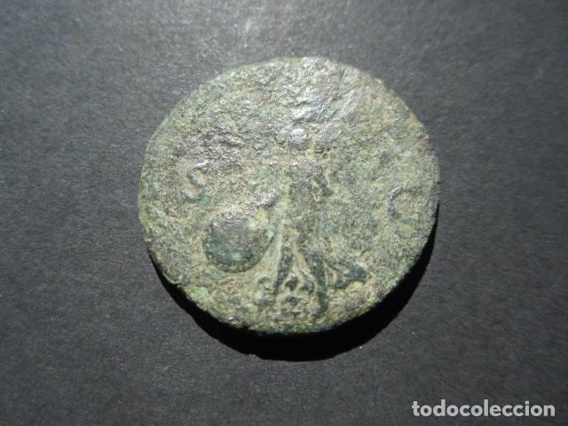 Monedas Imperio romano: moneda de 1 as de Neron (54-68 d.c) rara - Foto 2