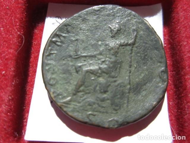 Monedas Imperio romano: moneda de 1 sestercio de Adriano (117-138 d.c) - Foto 2