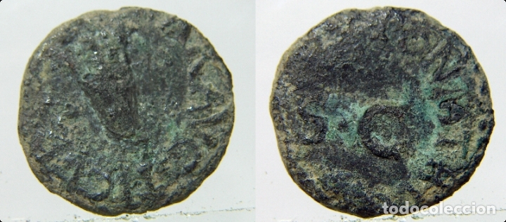 Monedas Imperio romano: Cuadrante del emperador Claudio I Modio - Foto 1