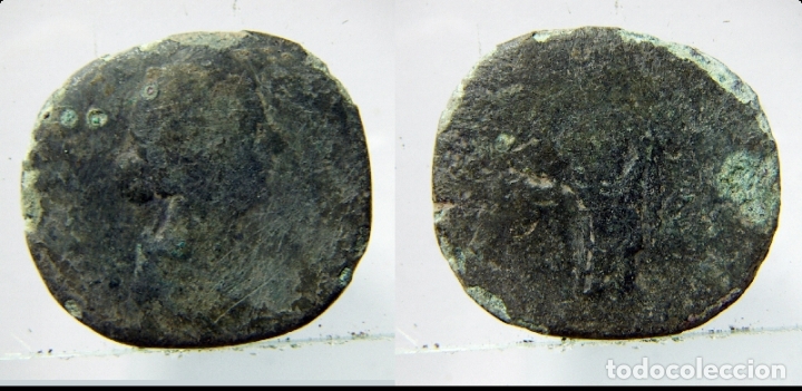 Monedas Imperio romano: MONEDA ROMANA AS de FAUSTINA - Foto 1
