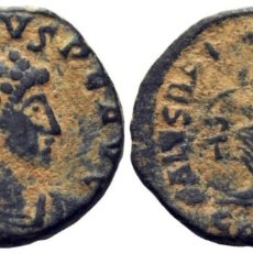 Monnaies Empire Romain: IMPERIO ROMANO. ARCADIUS, 383-408. AE4 (BRONCE). CONSTANTINOPLA EBC. Lote 182022995
