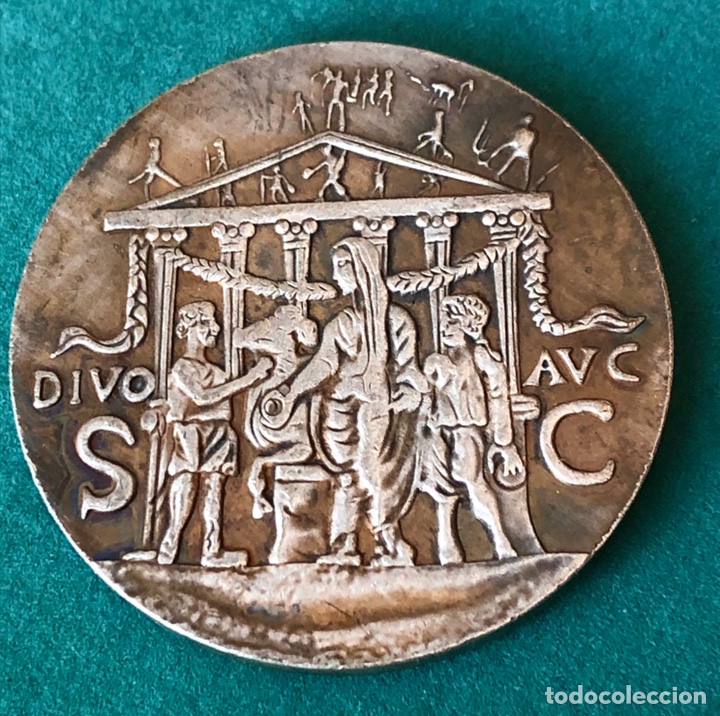 Monedas Imperio Romano: SESTERCIO DE CALÍGULA. ROMA 39-40 d.C. - Diámetro: 35,2 mm. RÉPLICA - Foto 3 - 191990010