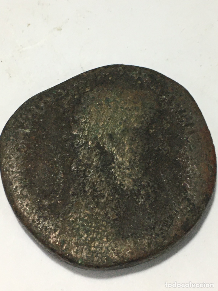 Monedas Imperio romano: Moneda antigua de cobre medida 3cm - Foto 2
