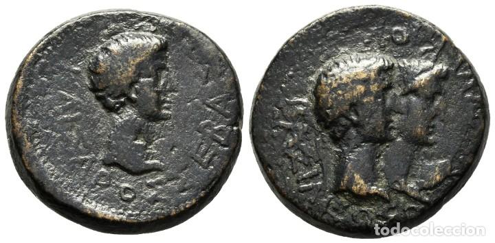 Monete Impero Romano: *** BONITO BRONCE DE AUGUSTO CON RHOEMETALKES I Y PYTHODORIS. 11AC - 12DC. THRACIA. ***