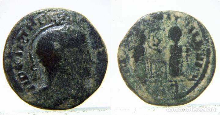 Monedas Imperio romano: MONEDA ROMANA ACU&Ntilde;ACI&Ouml;N BARBARA - Foto 1