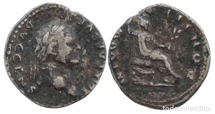 Monedas Imperio romano: VESPASIANO DENARIO - Foto 1