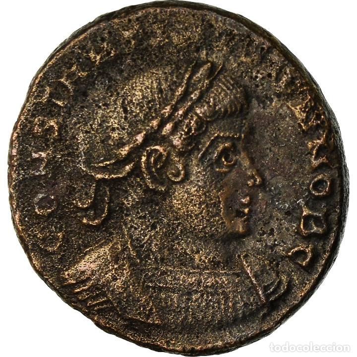 Monedas Imperio romano: [#862099] Moneda, Constantine II, Nummus, Lyon, MBC, Cobre - Foto 1