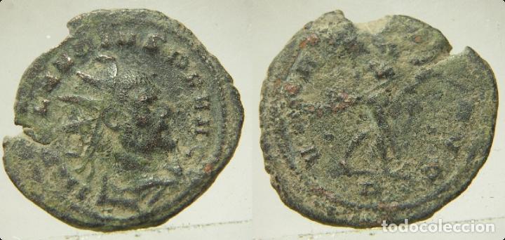 Monedas Imperio Romano: Moneda del Emperador Claudio II El Gotico Antoniniano reverso VIRTUS AUG