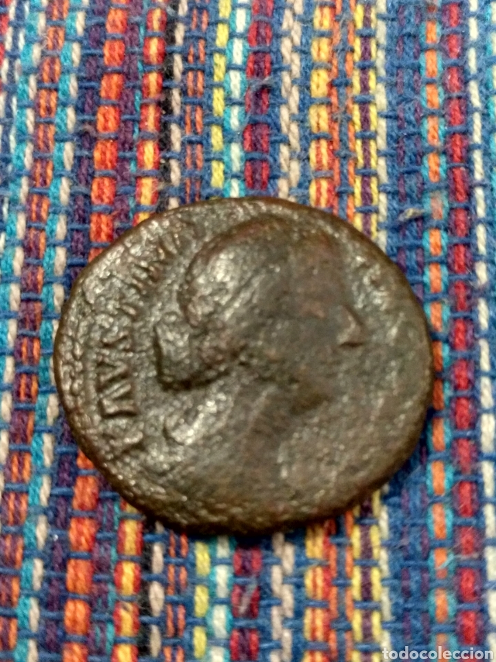 Monedas Imperio romano: CU- BARATO AS DE FAUSTINA HIJA - Foto 1