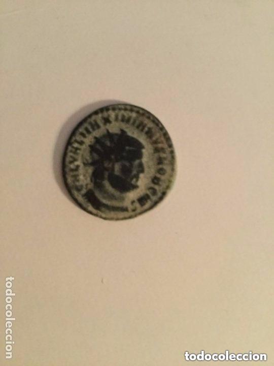 Monedas Imperio romano: maximinus- moneda bajo imperio - 2 cm - Foto 2