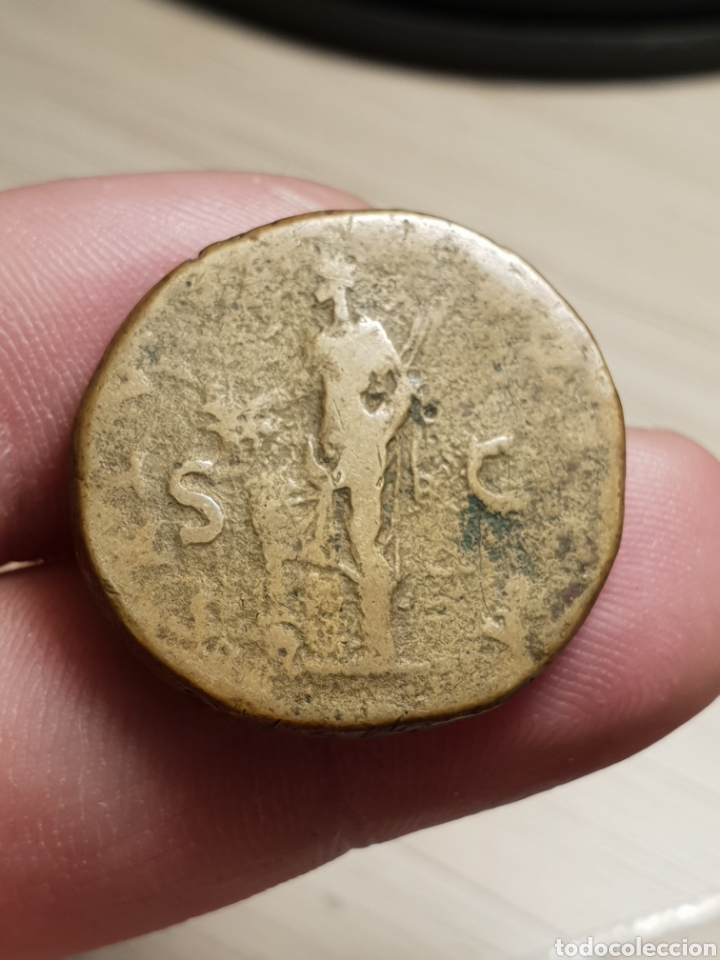 Monedas Imperio romano: DUPONDIO ORICALCO ADRIANO - Foto 2