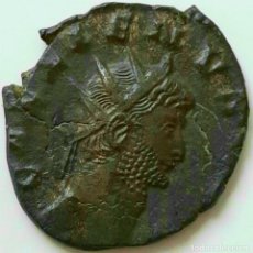 Monedas Imperio Romano: BAJO IMPERIO. ANTONINIANO Y FOLLIS. GALIENO, CONSTANTINO, MAGENCIO Y TEODOSIO.