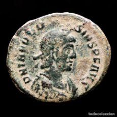 Monedas Imperio Romano: INTERESANTE THEODOSIO AE24. CYZICO SMKB. VIRTVS EXERCIT CAUTIVO. Lote 171827883